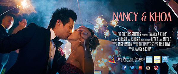 Nancy and Khoa at Pleasantdale Chateau